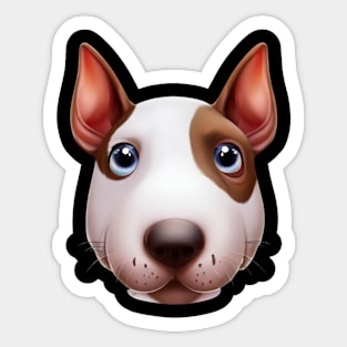 Pup-tacular Bull Terrier Sticker